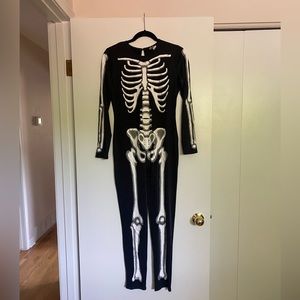 H&M Divided Skeleton Onesie Size Medium